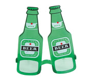 Bierflaschen Brille für Erwachsene grün, Bild 3