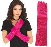 Glamour Handschuhe für Damen 40 cm gerafft, Bild 11