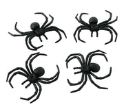 Deko Spinnen 4 Stück 8 cm schwarz, Bild 6