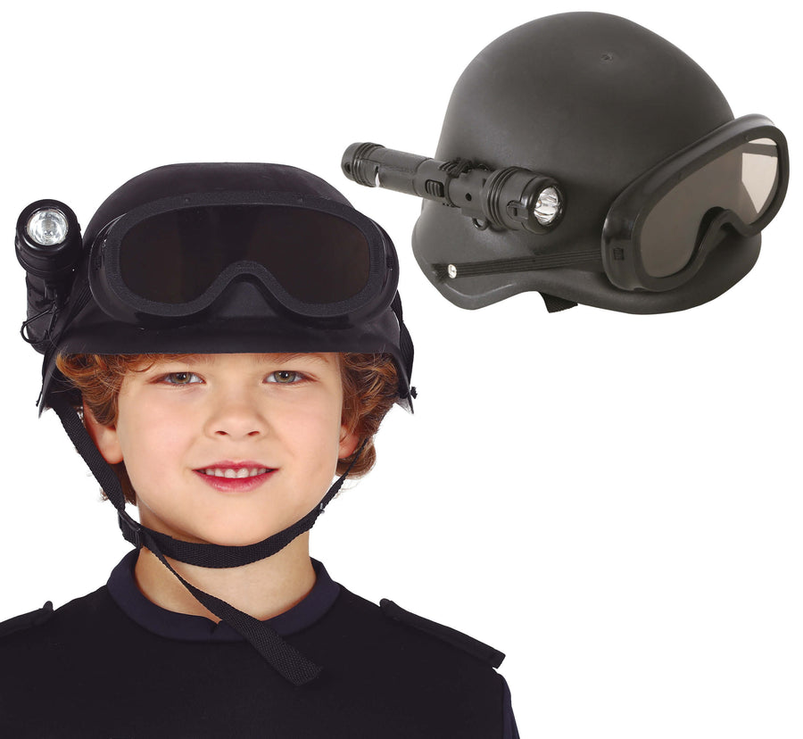 SWAT Helm für Jungen mit Lampe