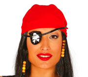 Piraten Augenklappe für Erwachsene mit Totenkopf, Bild 2