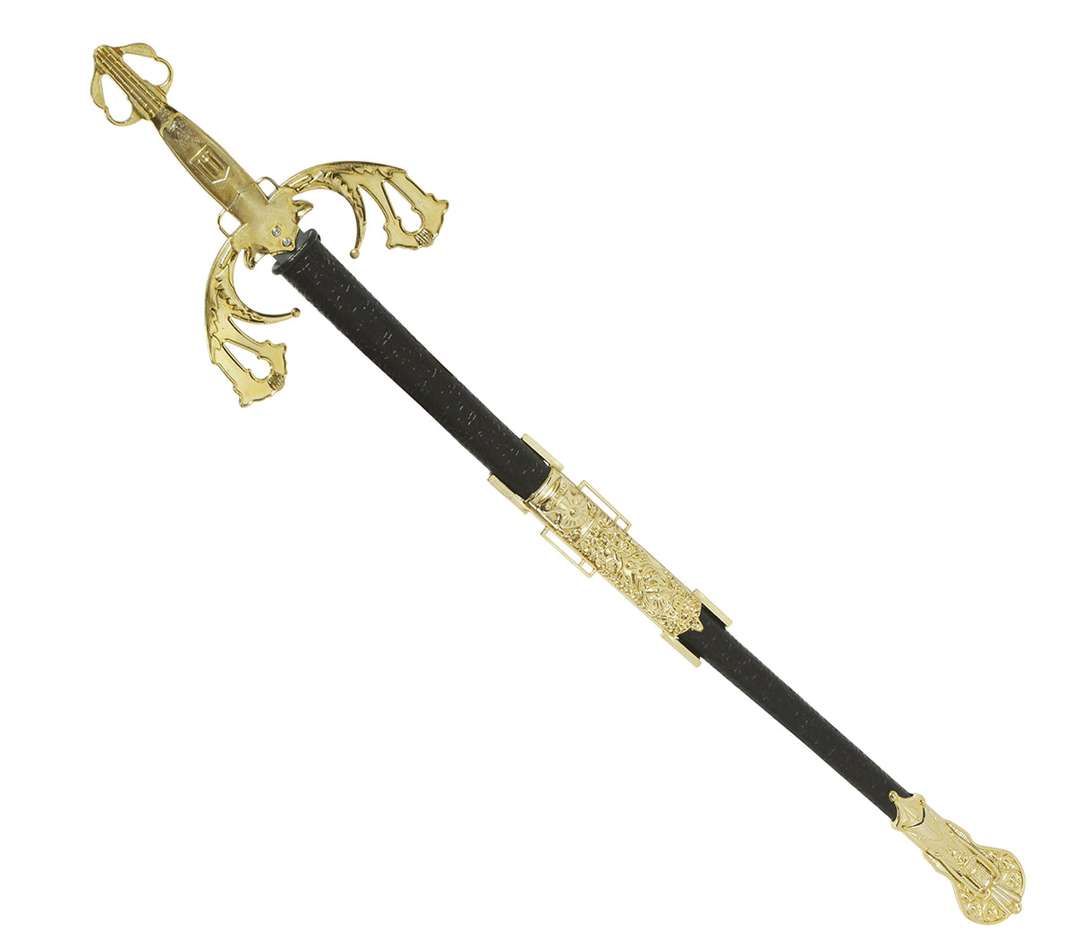 GP16140 – Edelmann Schwert für Erwachsene 62 cm – Farbe: Gold