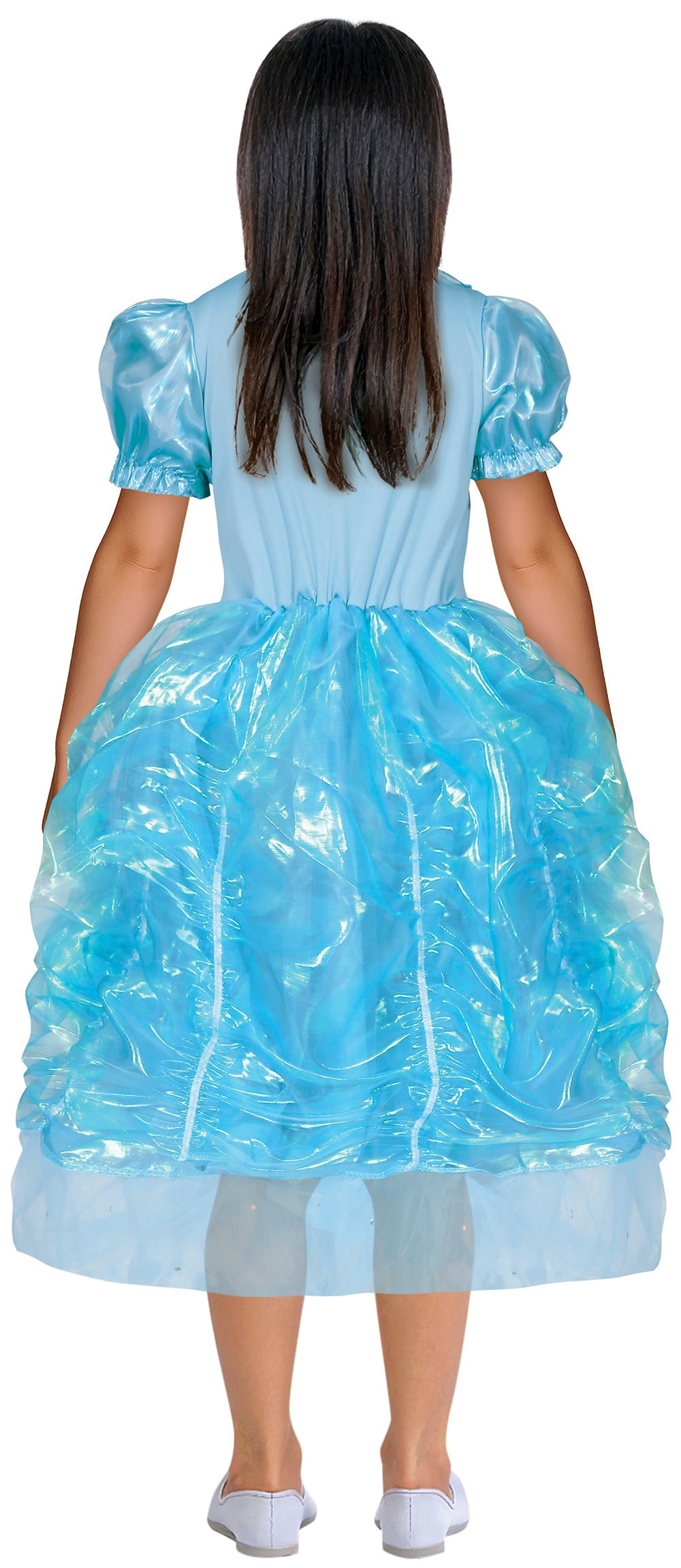 GP85867 – Schwanenprinzessin Kleid für Mädchen blau – Größe: 110/116 – Farbe: Blau