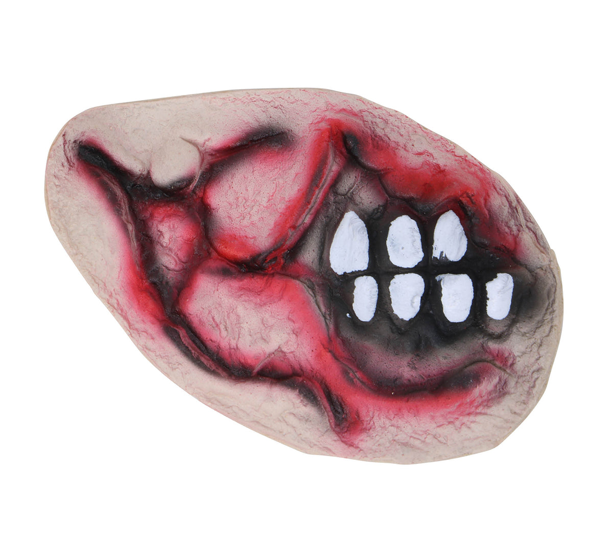 GP2053 – Latex Zombie Mundnarbe für Erwachsene – Farbe: Beige
