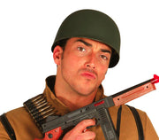 Soldatenhelm für Erwachsene grün Militär, Bild 2
