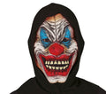 Latex Clown Maske für Erwachsene mit Kapuze