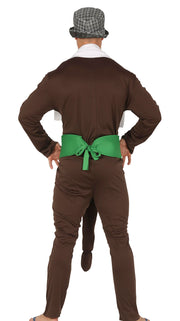 Penis Kostüm für Herren braun mit Hut, Bild 9