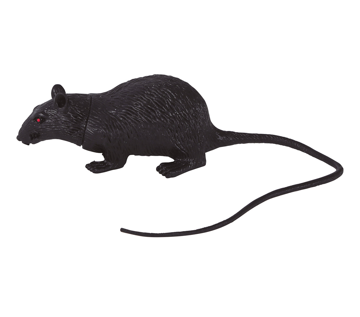 GP26582 – Latex Ratte 15 cm schwarz Halloween – Farbe: Schwarz