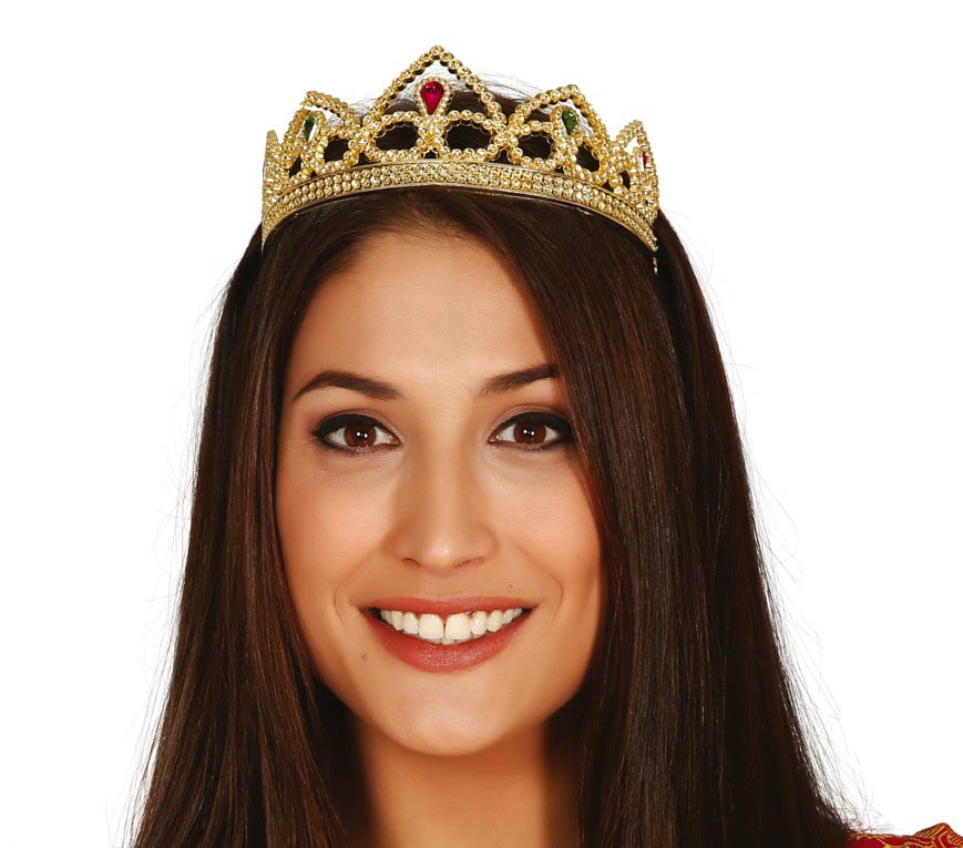 GP16109 – Prinzessin Diadem für Damen Krone – Farbe: Gold