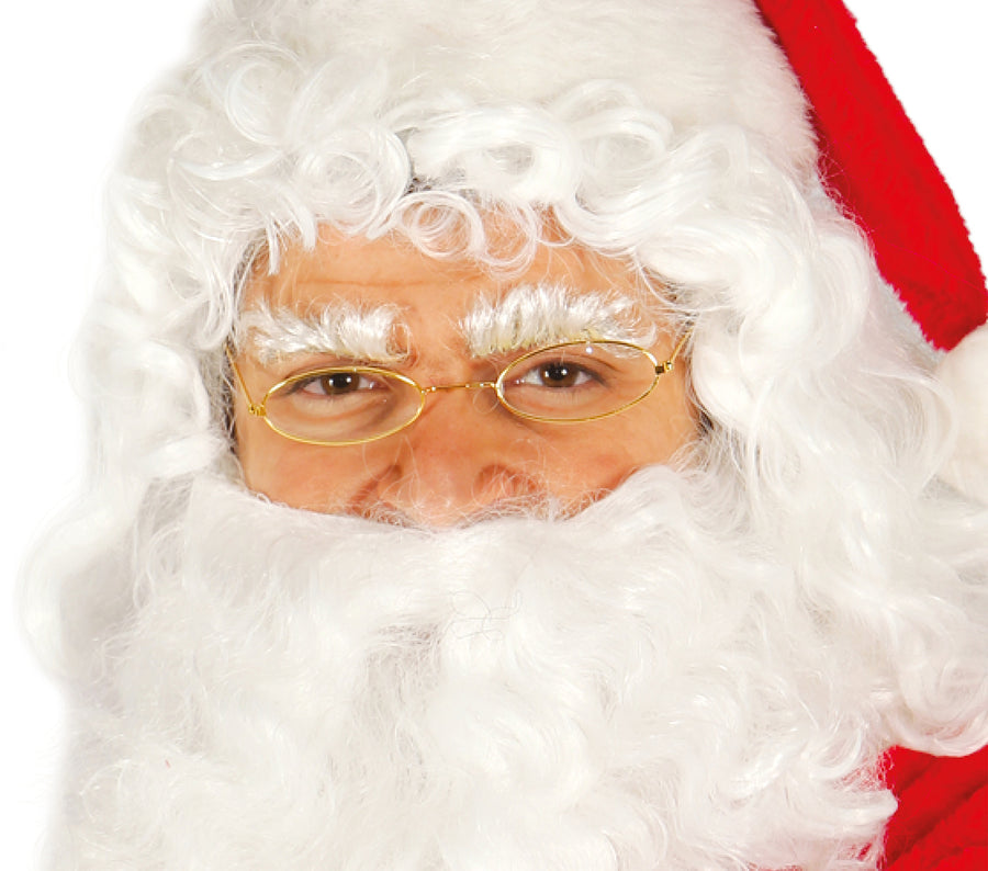 GP16368 – Weihnachtsmann Brille für Erwachsene oval – Farbe: Metallic, Ansicht 2