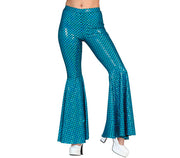 Meerjungfrau Hose für Damen blau mit Schuppen, Bild 5