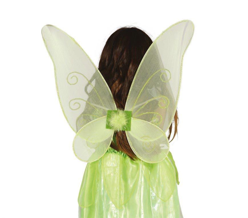 Feenflügel für Mädchen 46 cm grün