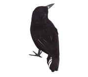 Rabe schwarz 21 cm mit Federn Halloween, Bild 5