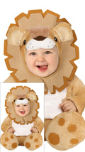 Löwen Kostüm für Babys mit Mähne
