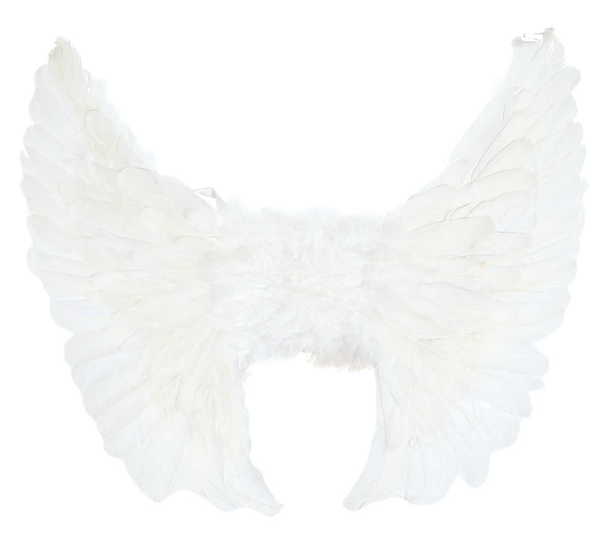 GP17368 – Engelsflügel für Erwachsene 55 x 50 cm Federn – Farbe: Weiß