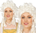 Marquise Perücke für Damen weiß Barock