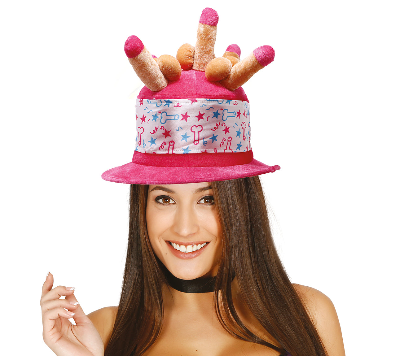 GP69002 – Junggesellenabschied Partyhut Lustige – Farbe: Natural