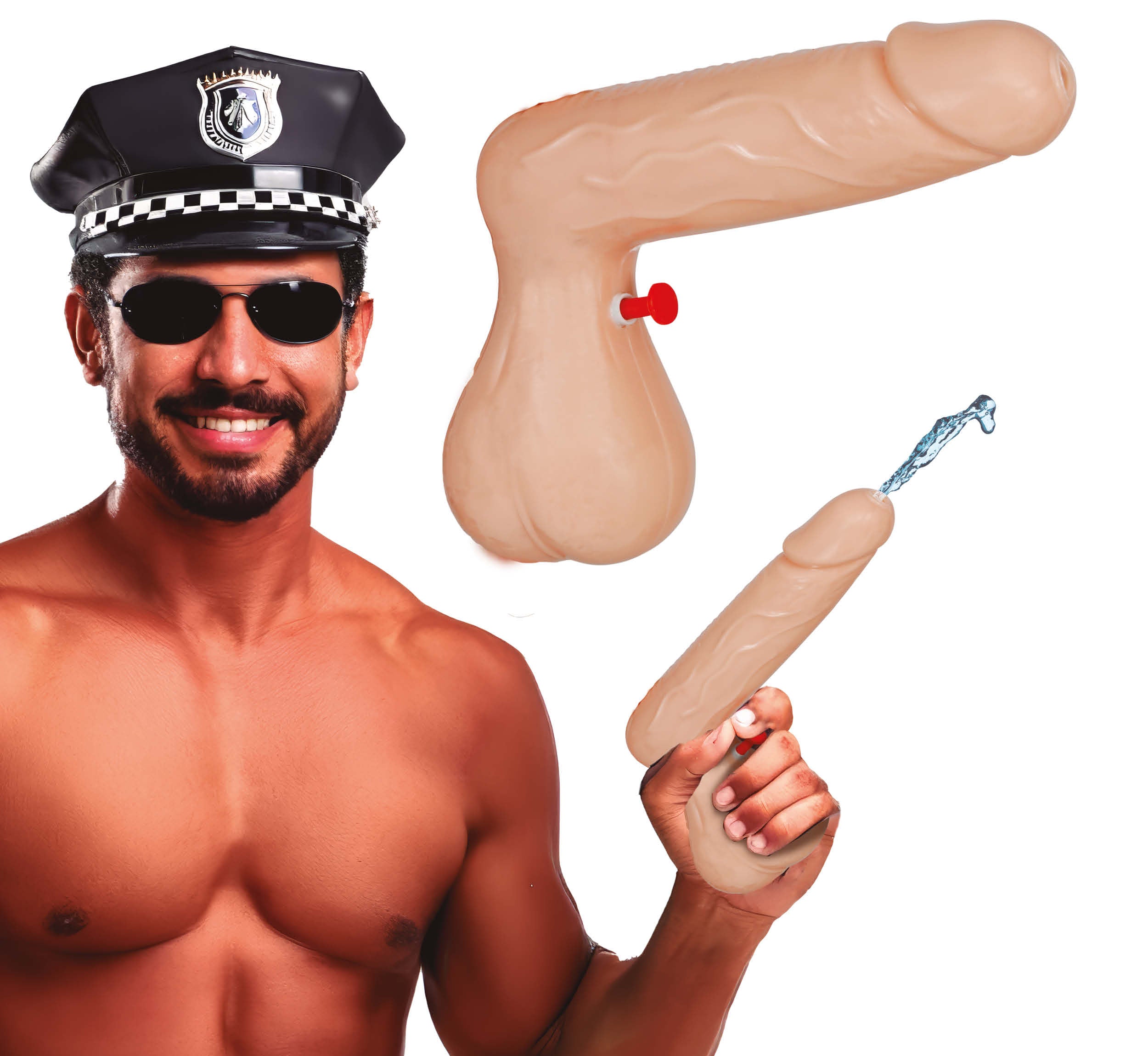 GP69036 – Junggesellenabschied Wasserpistole Humorvolle – Farbe: Beige