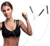 GP69041 – Sado Halsband Leine Abenteuer Kette – Farbe: Schwarz / Metallic