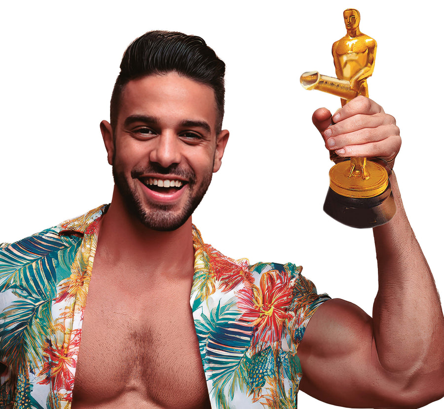 Penis Trophäe 20 cm gold Pokal