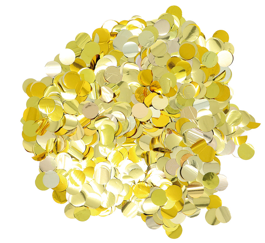 GP6926 – Geburtstagsfeiern Silvester Gold Konfetti – Farbe: Gold, Ansicht 2