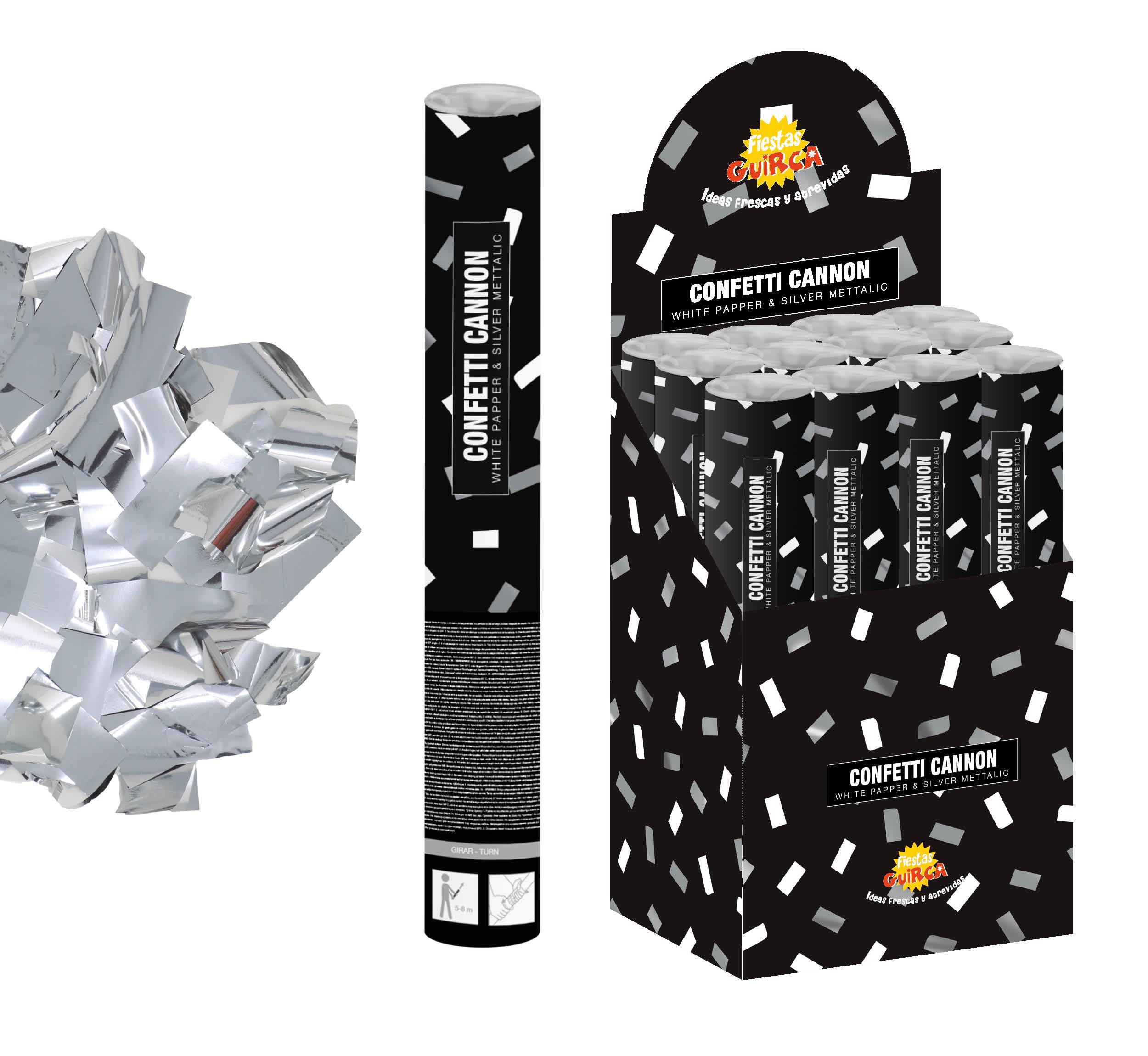 GP6927 – Karneval Party-Highlight Konfetti – Farbe: Silber