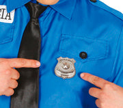 Polizeimarke für Erwachsene silber mit Stern, Bild 1