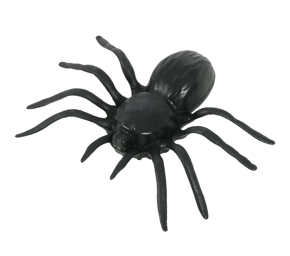 GP26293 – 4 Spinnen schwarz 10 cm Halloween Deko – Farbe: Schwarz