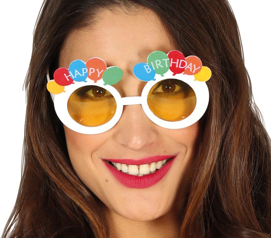 Geburtstagsbrille für Erwachsene Happy Birthday