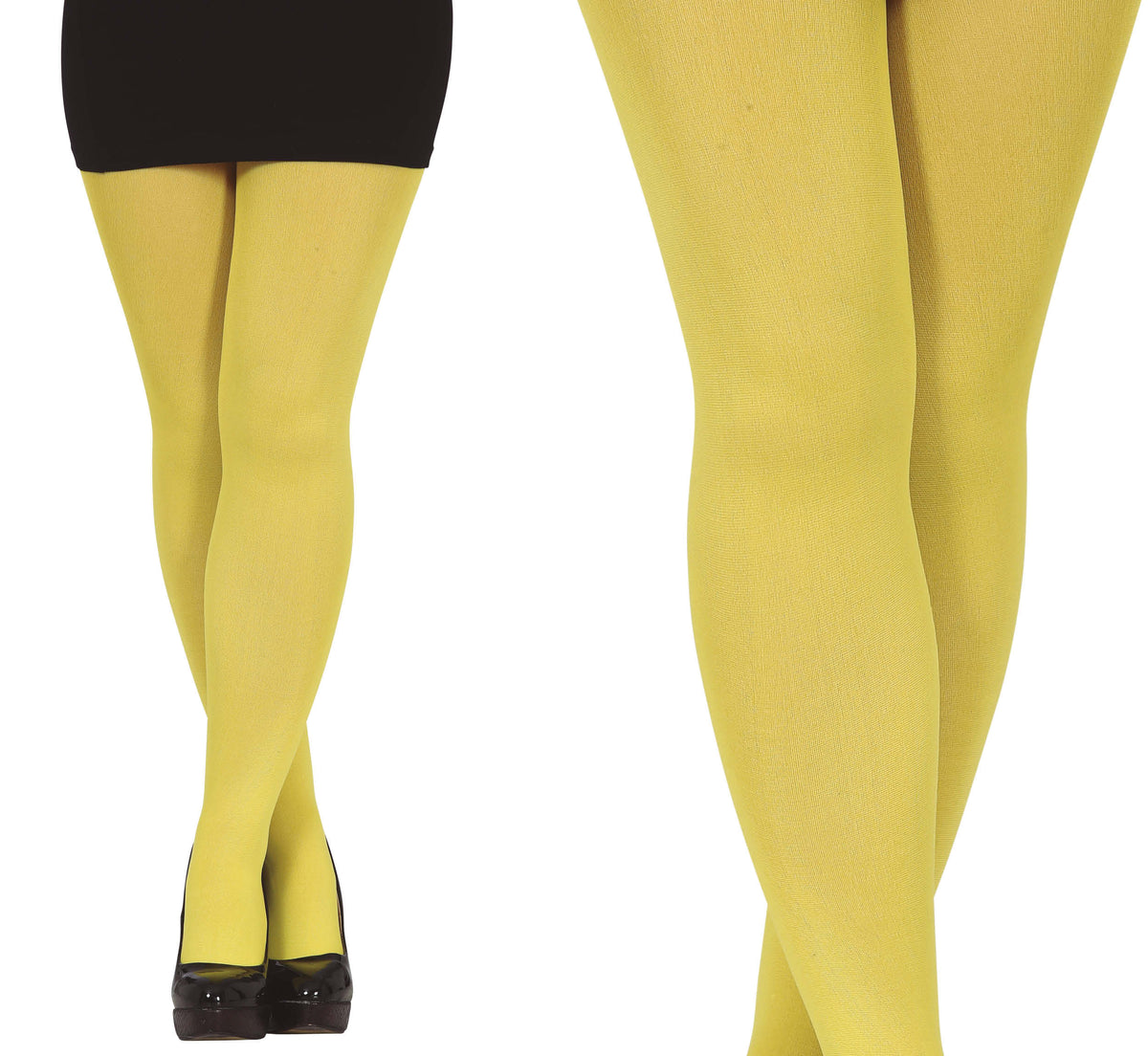 GP16979 – Strumpfhose für Damen einfarbig Kostüm – Farbe: Gelb