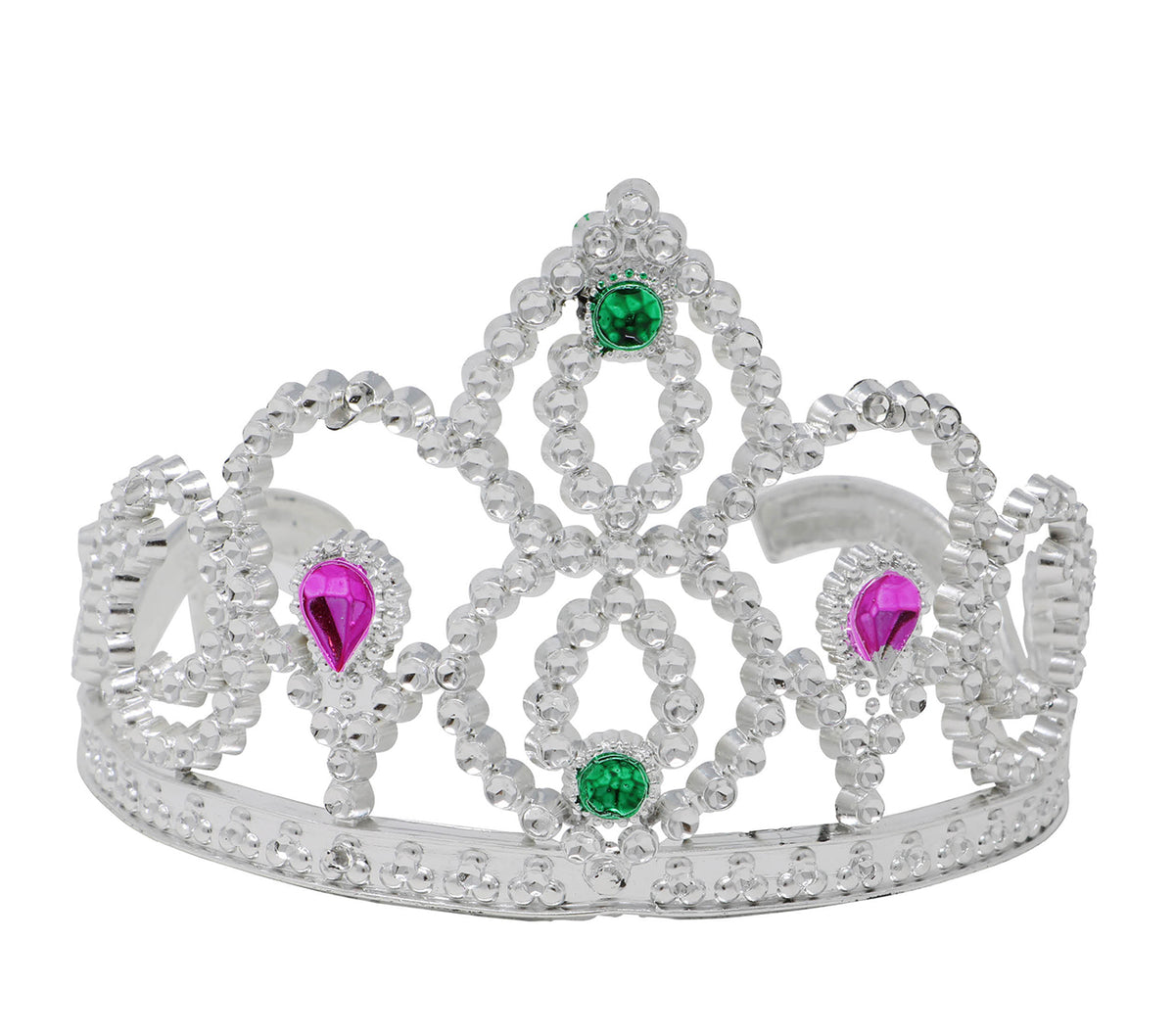 GP16819 – Prinzessin Diadem für Damen mit Schmucksteinen – Farbe: Silber