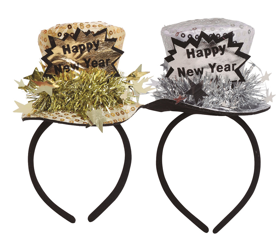 GP7246 – Silvester Mini Zylinder Haarreif – Größe: Standard, Ansicht 2