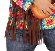 Hippie Kostüm für Herren mit Fransenweste, Bild 5