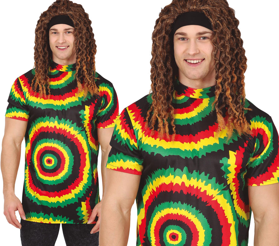 Rasta T Shirt für Herren Größe L Jamaika