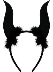 Teufelshörner Haarreif für Damen mit Glitzer, Bild 4