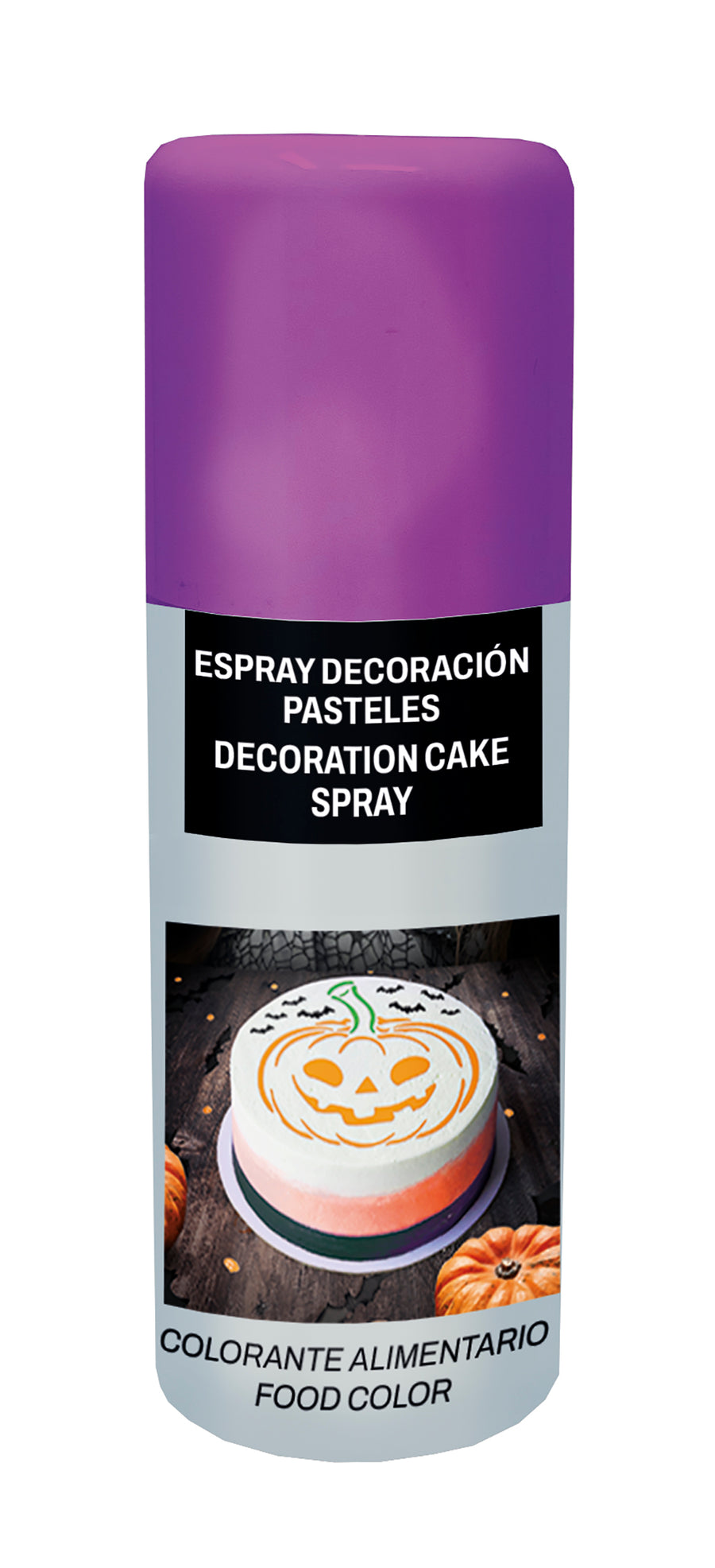 GP17965 – Halloween Kuchen Dekorationsspray Party 100ml – Farbe: Lila, Ansicht 2