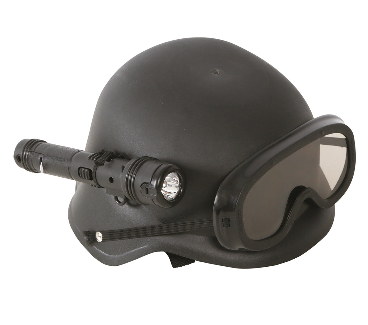 GP13181 – SWAT Helm für Jungen mit Lampe – Farbe: Schwarz
