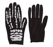 Skelett Handschuhe für Kinder schwarz weiß, Bild 3
