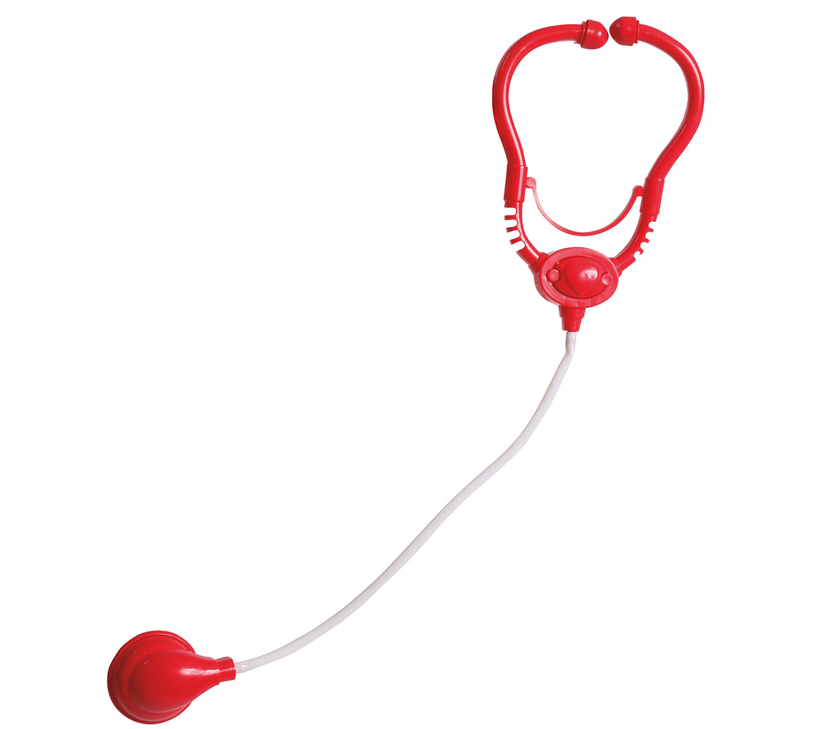 GP17819 – Stethoskop für Erwachsene rot weiß 45 cm – Größe: Standard
