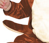GP76018 – Tierischer Karnevalsanzug Baby Kostüm – Größe: 86/92 – Farbe: Braun