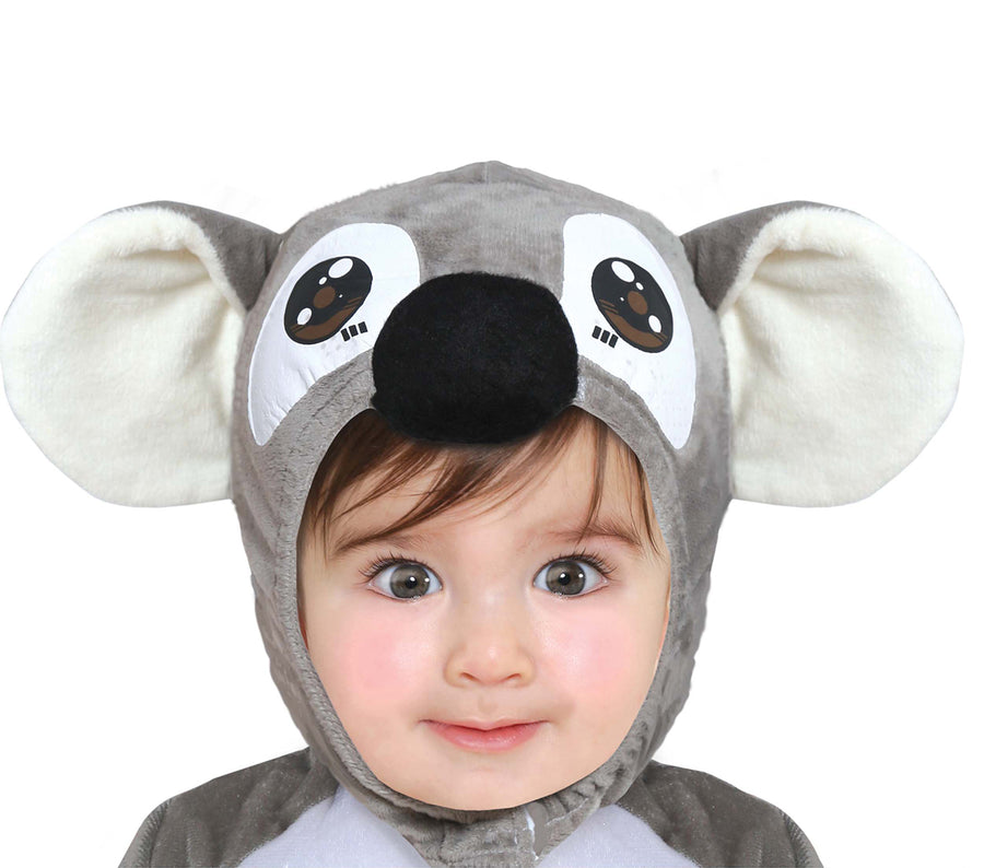 GP76028 – Koala Kostüm Baby Tier Karneval – Größe: 74/80 – Farbe: Grau, Ansicht 2