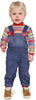 GP76030 – Halloween Freche Puppe Jumpsuit Outfit – Größe: 74/80 – Farbe: Blau