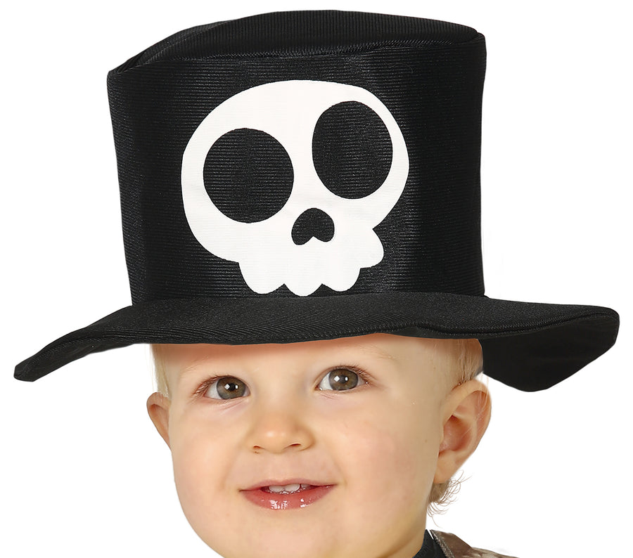 GP76050 – Skelett Halloween Baby Kostüm – Größe: 74/80 – Farbe: Schwarz, Ansicht 2