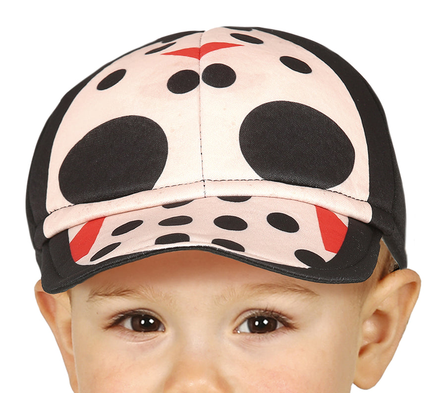 GP76060 – Halloween Abenteuer Baby Outfit Maske – Größe: 74/80 – Farbe: Schwarz, Ansicht 2