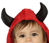 GP76068 – Halloween Dämon Kostüm Kapuze – Größe: 74/80 – Farbe: Rot