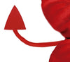 GP76068 – Halloween Dämon Kostüm Kapuze – Größe: 86/92 – Farbe: Rot