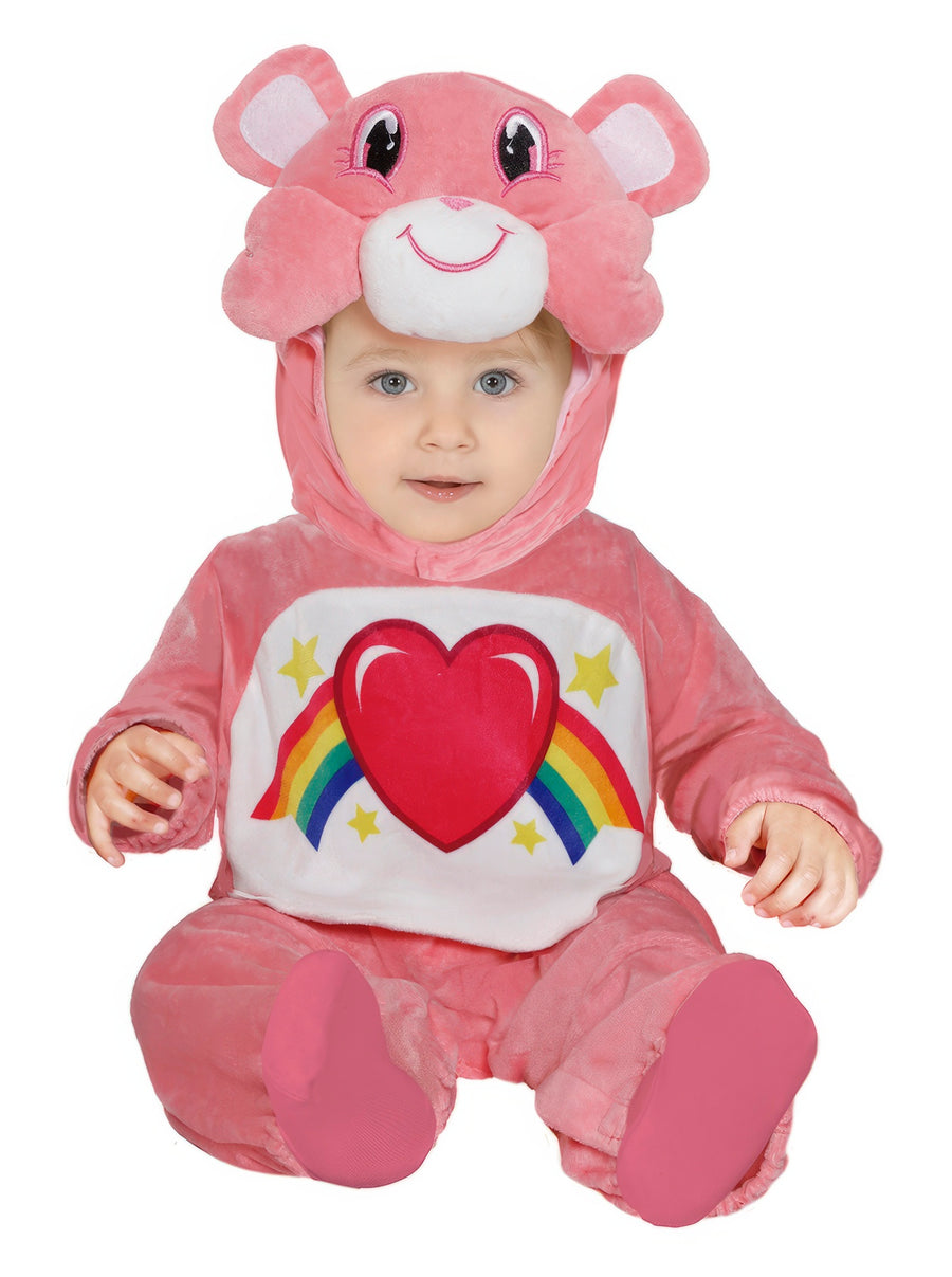 Regenbogen Bär Kostüm für Babys pink