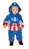 GP76072 – Superheld Jumpsuit Baby Cartoon – Größe: 74/80 – Farbe: Blau