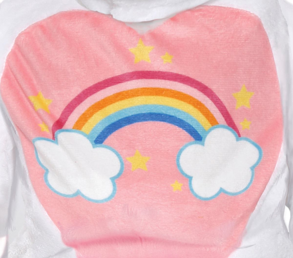 GP76078 – Einhorn Karneval Kapuze Jumpsuit – Größe: 74/80 – Farbe: Weiß