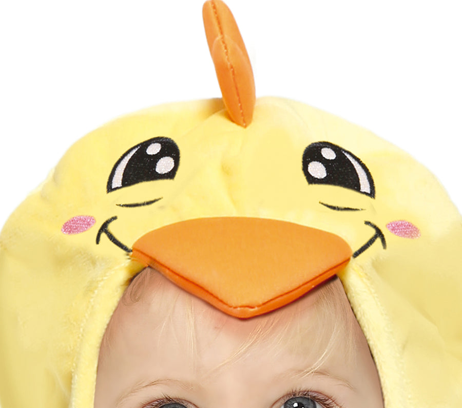 GP76080 – Tierkostüm Niedliches Entenkostüm Baby – Größe: 74/80 – Farbe: Gelb, Ansicht 2